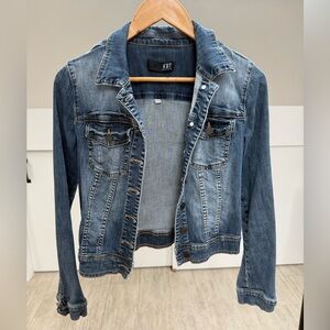 KUT from the Kloth Fitted Denim Jean Jacket, Size M